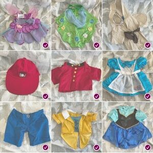 Build A Bear Clothing, 9 pieces